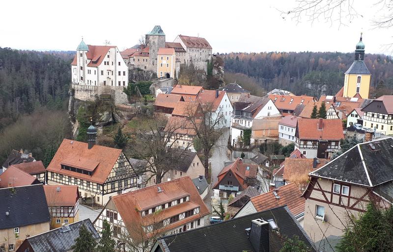 Stadtansicht von Hohnstein